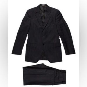 Dolce & Gabbana Pinstripe Virgin Wool Two-Piece Suit